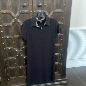 Ann Taylor Blue Sheath Polo Dress Short Sleeve